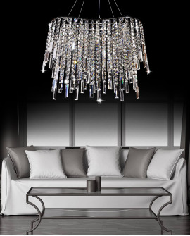 KRYSZTAŁOWA LAMPA WISZĄCA ZUCCHERO 600