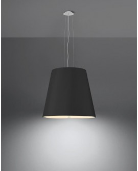 Żyrandol GENEVE 50 czarny Sollux SL.0736