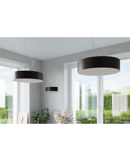 Żyrandol SKALA 90 czarny Sollux SL.0806