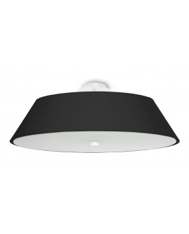 Plafon VEGA 60 czarny Sollux SL.0768