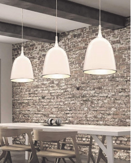 NOWOCZESNA LAMPA WISZĄCA BIAŁA BELTONE