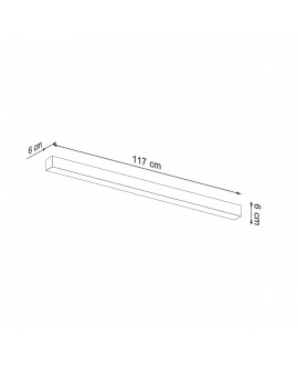 Kinkiet PINNE 117 szary 4000K Sollux TH.076