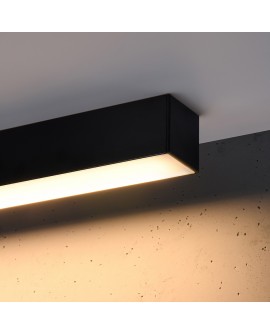 Plafon PINNE 67 czarny 3000K Sollux TH.042