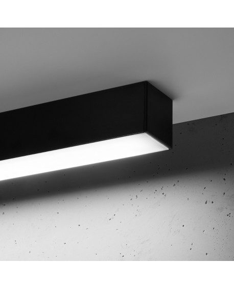 Plafon PINNE 67 czarny 4000K Sollux TH.045