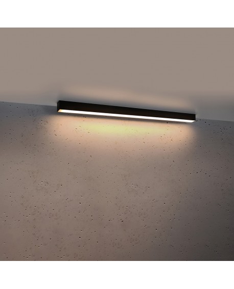 Plafon PINNE 90 czarny 3000K Sollux TH.060