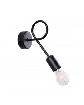 Kinkiet LOOP czarny Sollux SL.1433