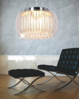 LAMPA WISZĄCA NOWOCZESNA GUSTO D40 CLEAR