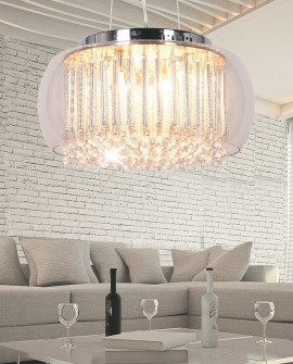 LAMPA WISZĄCA NOWOCZESNA GUSTO D50 CLEAR