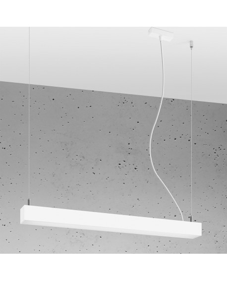 Lampa wisząca PINNE 67 biała 3000K Sollux TH.029