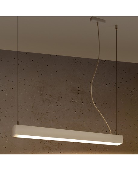 Lampa wisząca PINNE 67 biała 3000K Sollux TH.029