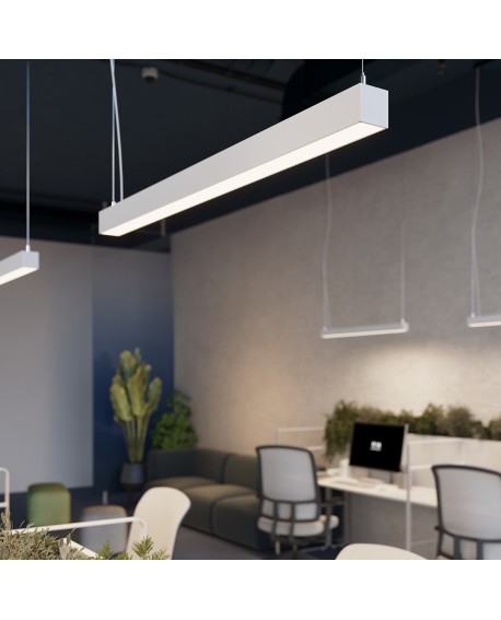 Lampa wisząca PINNE 67 biała 3000K Sollux TH.029