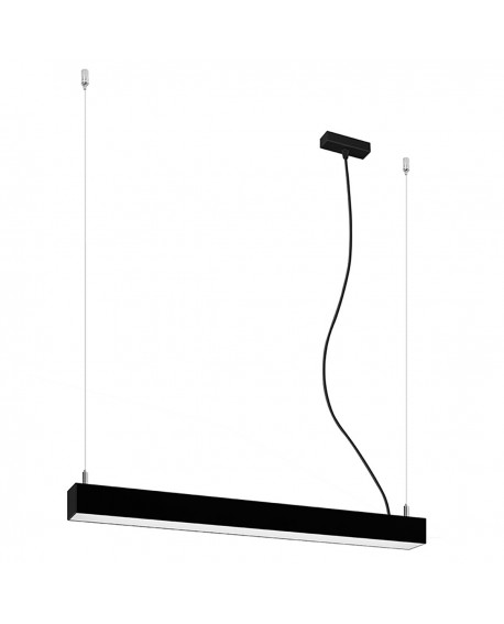Lampa wisząca PINNE 67 czarna 3000K Sollux TH.030
