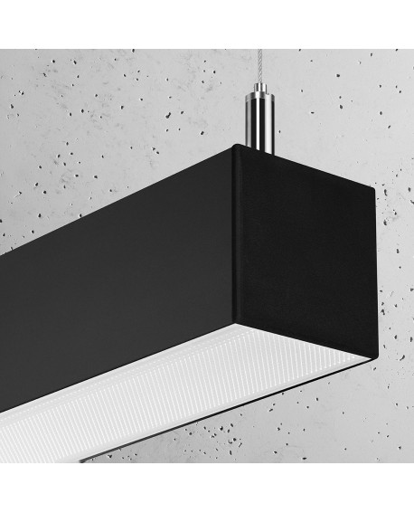 Lampa wisząca PINNE 67 czarna 3000K Sollux TH.030