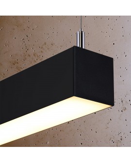Lampa wisząca PINNE 67 czarna 3000K Sollux TH.030