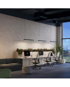 Lampa wisząca PINNE 67 czarna 3000K Sollux TH.030