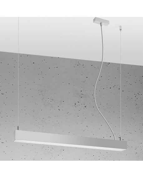 Lampa wisząca PINNE 67 szara 3000K Sollux TH.031