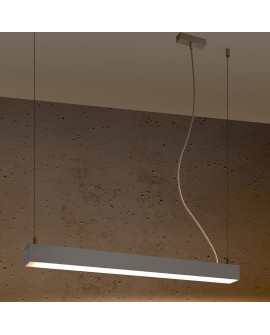 Lampa wisząca PINNE 67 szara 3000K Sollux TH.031