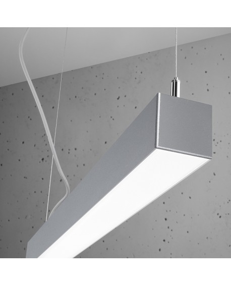 Lampa wisząca PINNE 67 szara 3000K Sollux TH.031