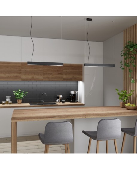 Lampa wisząca PINNE 67 szara 3000K Sollux TH.031