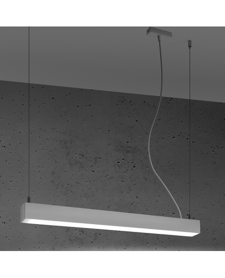 Lampa wisząca PINNE 67 biała 4000K Sollux TH.032