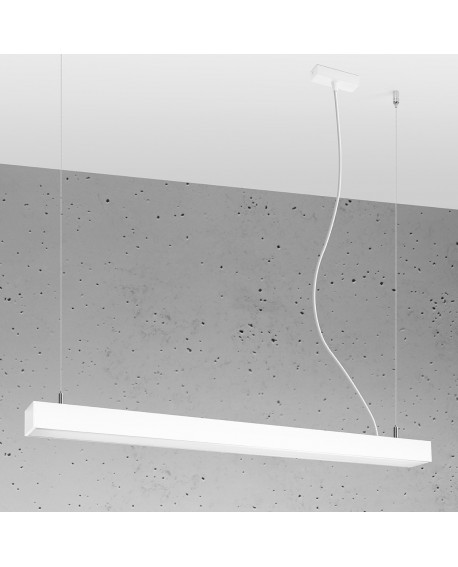 Lampa wisząca PINNE 90 biała 4000K Sollux TH.050