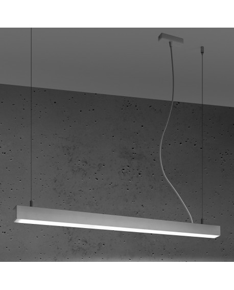 Lampa wisząca PINNE 90 biała 4000K Sollux TH.050