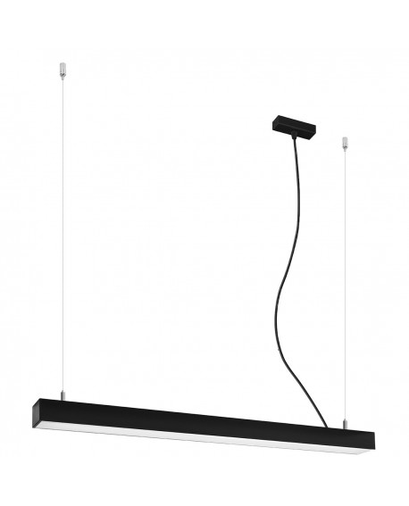 Lampa wisząca PINNE 90 czarna 4000K Sollux TH.051