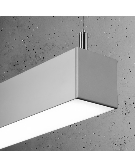 Lampa wisząca PINNE 90 szara 4000K Sollux TH.052