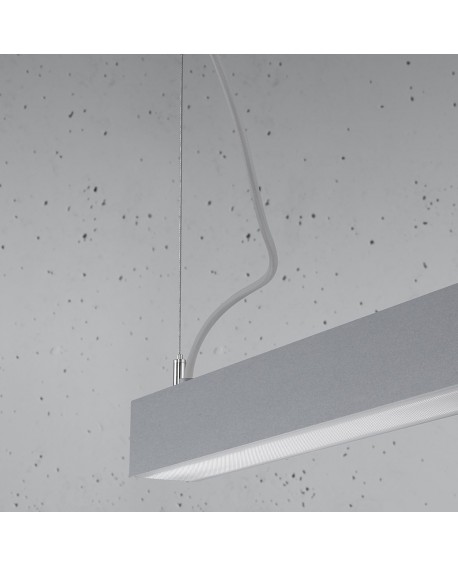 Lampa wisząca PINNE 90 szara 4000K Sollux TH.052