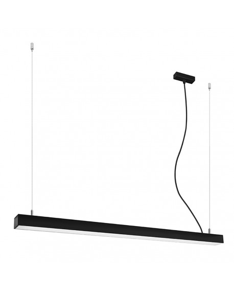 Lampa wisząca PINNE 117 czarna 3000K Sollux TH.066
