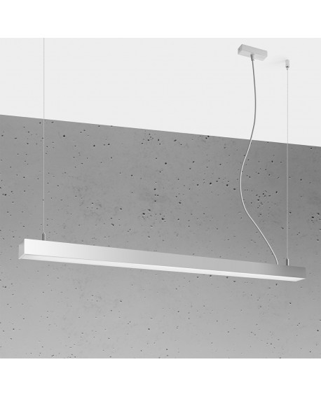 Lampa wisząca PINNE 117 szara 3000K Sollux TH.067