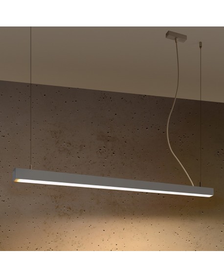 Lampa wisząca PINNE 117 szara 3000K Sollux TH.067