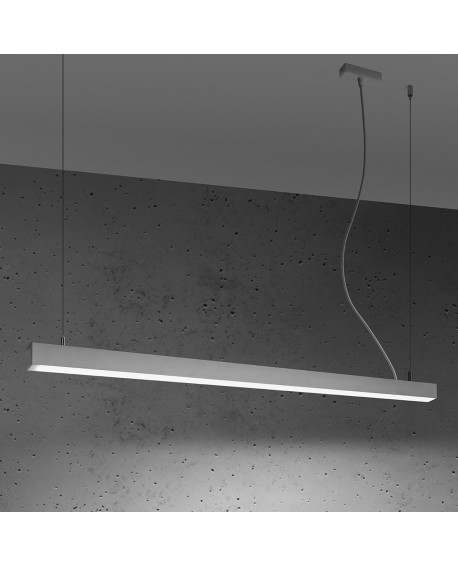 Lampa wisząca PINNE 117 biała 4000K Sollux TH.068