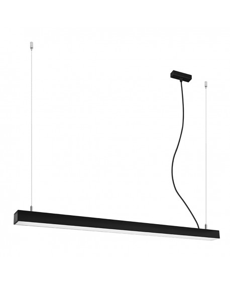 Lampa wisząca PINNE 117 czarna 4000K Sollux TH.069