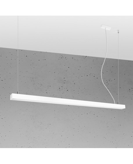 Lampa wisząca PINNE 150 biała 3000K Sollux TH.083