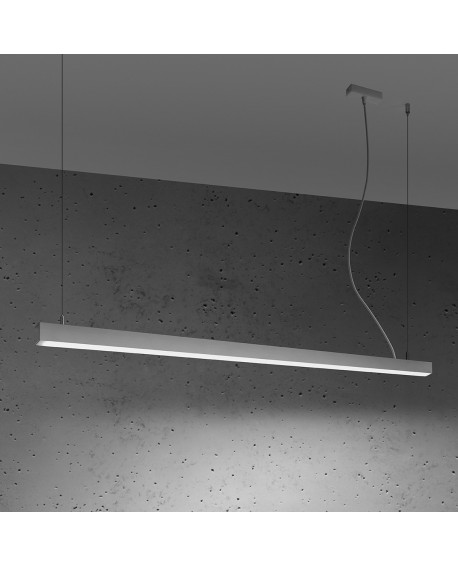 Lampa wisząca PINNE 150 biała 4000K Sollux TH.086