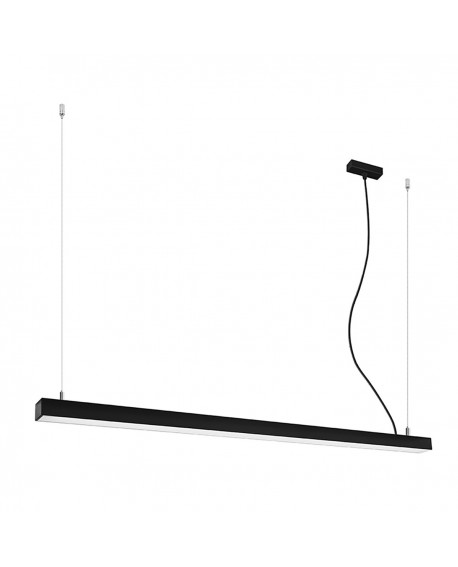 Lampa wisząca PINNE 150 czarna 4000K Sollux TH.087