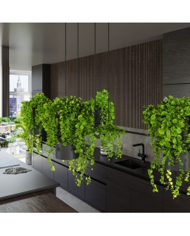 Lampa wisząca KUKKIA czarna Sollux TH.004CZ