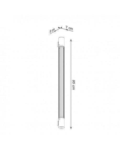 Kinkiet VALO czarny Sollux TH.009CZ