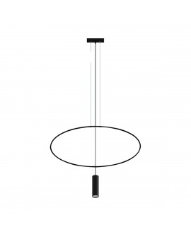 Lampa wisząca HOLAR 1 czarna Sollux TH.016CZ