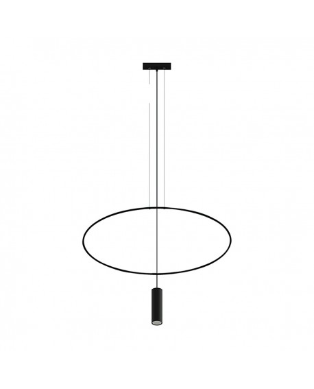 Lampa wisząca HOLAR 1 czarna Sollux TH.016CZ