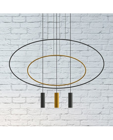 Lampa wisząca HOLAR 1 czarna Sollux TH.016CZ
