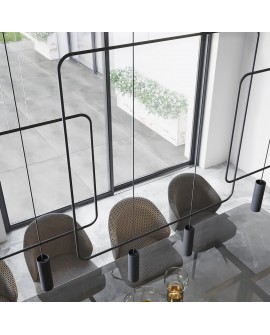 Lampa wisząca RANA 2 czarna Sollux TH.019CZ