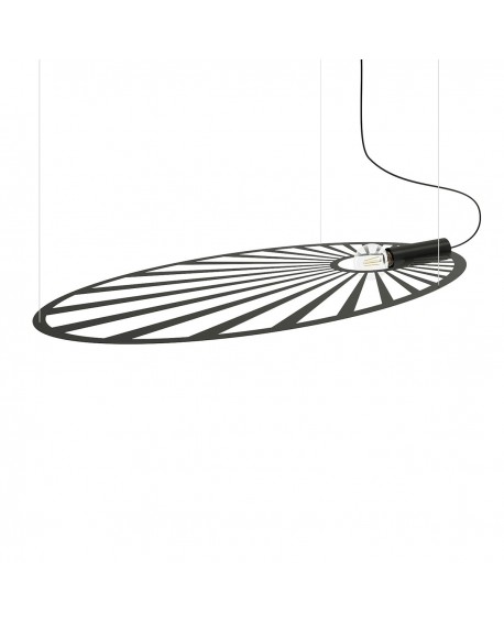 Lampa wisząca LEHDET czarna Sollux TH.001CZ