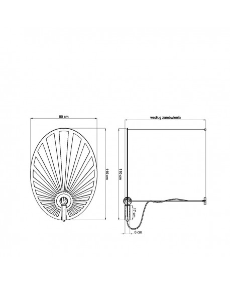 Lampa wisząca LEHDET biała Sollux TH.001B