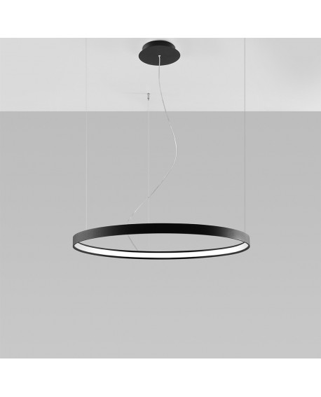 Żyrandol RIO 78 czarny LED 3000K Sollux TH.101