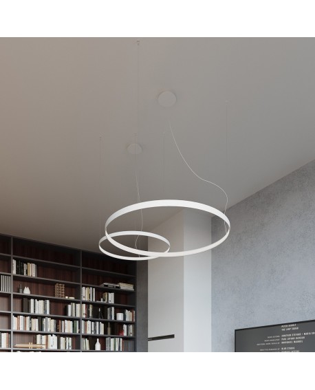 Żyrandol RIO 110 biały LED 3000K Sollux TH.104