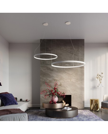 Żyrandol RIO 110 biały LED 3000K Sollux TH.104
