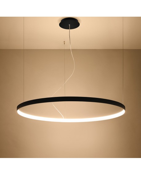 Żyrandol RIO 110 czarny LED 3000K Sollux TH.103