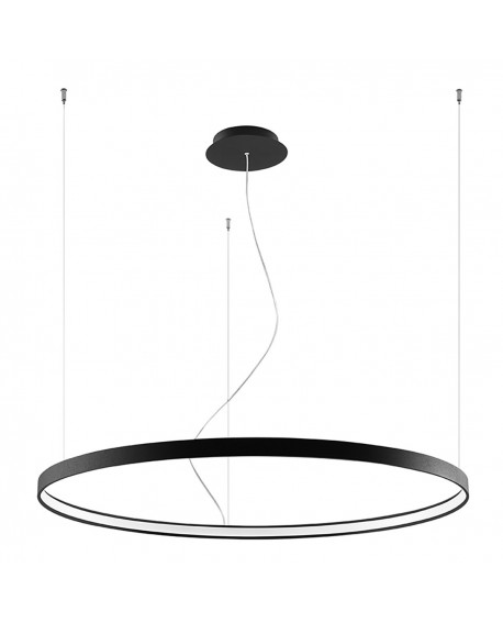 Żyrandol RIO 110 czarny LED 3000K Sollux TH.103